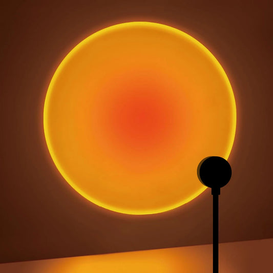Sunset Projection Lamp — Aesthetic Room Decor LED Night Light